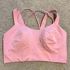 Lululemon pink “like a cloud” d-dd light support bra